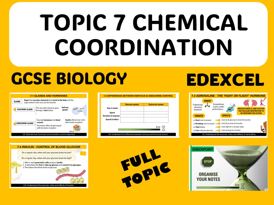 Chemical Coordination- GCSE EDEXCEL
