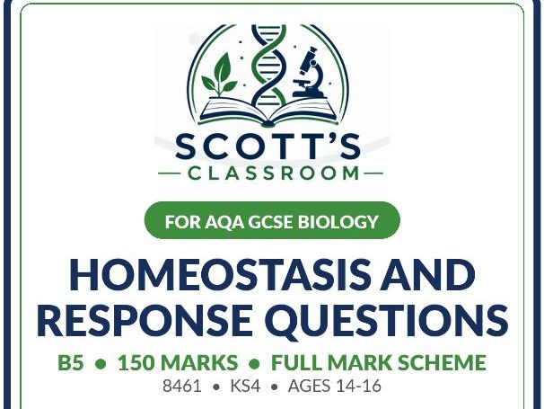 AQA GCSE Biology Homeostasis and Response Exam Questions & Mark Scheme