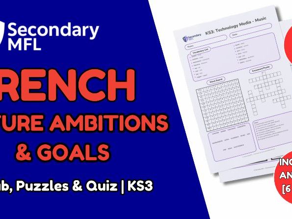 KS3 French Activity Pack: Future Ambitions & Goals