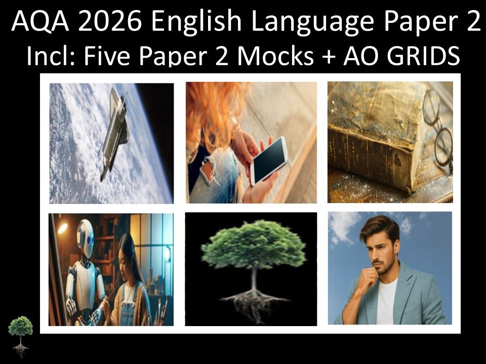Five AQA 2026 English Language Paper 2 Mocks | AO GRIDS