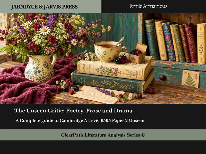 Paper 2 Unseen Cambridge A Level Literature 9695 | Revision Guide & Exam Prep: Poetry/Prose/Drama