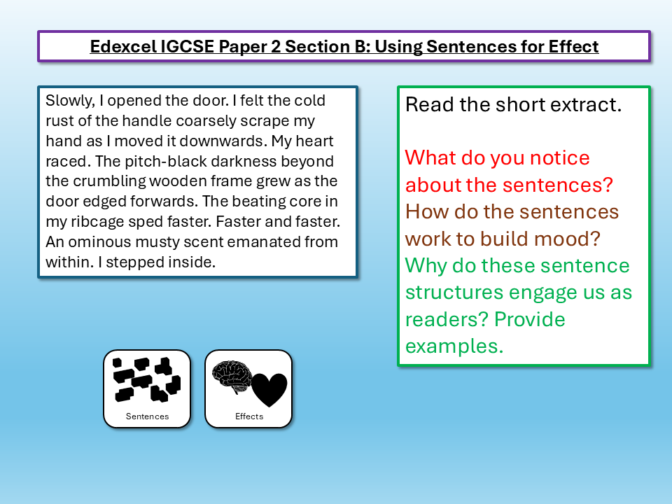 Edexcel IGCSE English Language Paper 2 Writing