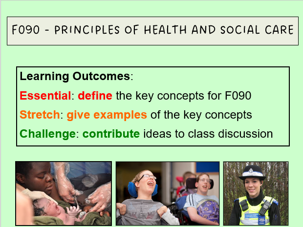 OCR CTEC Health and Social Care - F090 - Intro to unit/ Ethics, Diversity and Rights