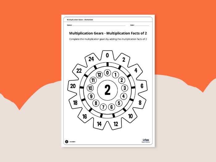 2 times table worksheet