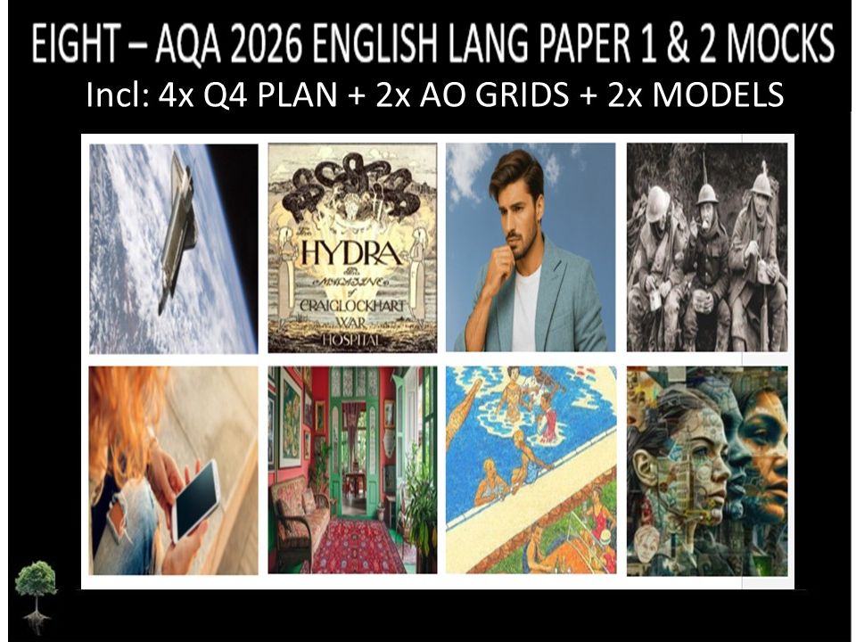 EIGHT - AQA PAPER 1 & 2 | 2026 FULL MOCKS | Q4 PLAN | AO GRIDS | MODELS