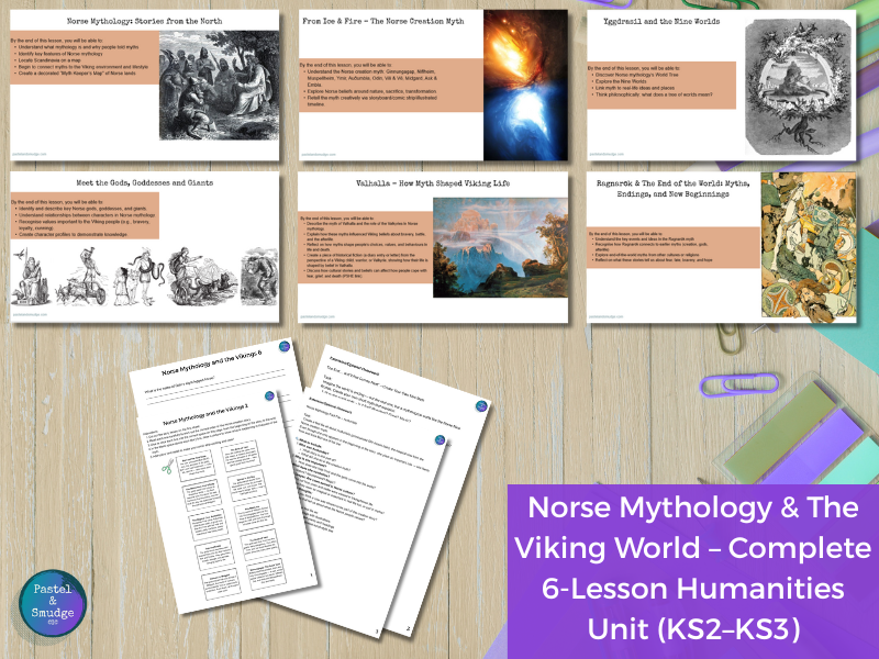 Norse Mythology & The Viking World – Complete 6-Lesson Humanities Unit (KS2–KS3)