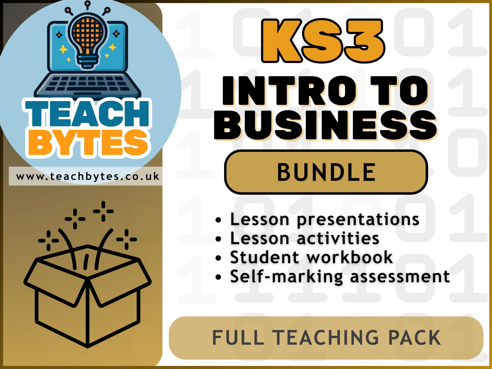 KS3 Introduction to Business - Full Teaching Pack BUNDLE