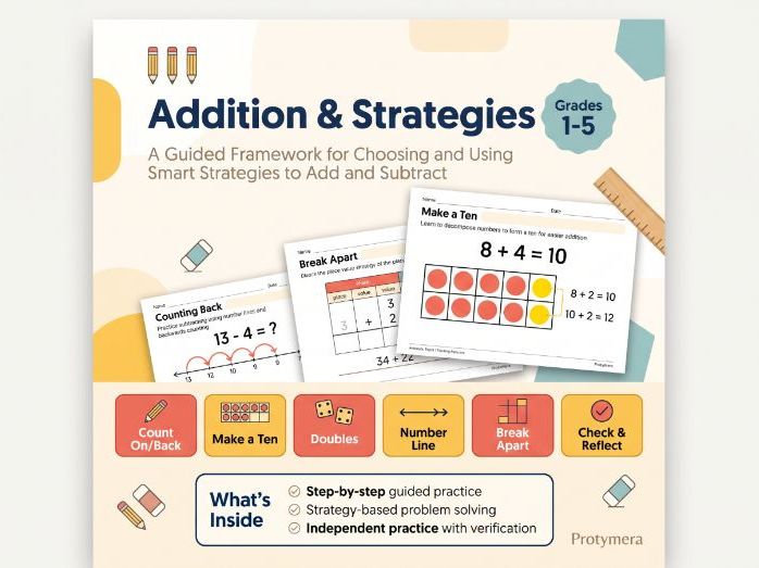 Addition & Subtraction Strategies: Smart Strategies to Add and Subtract
