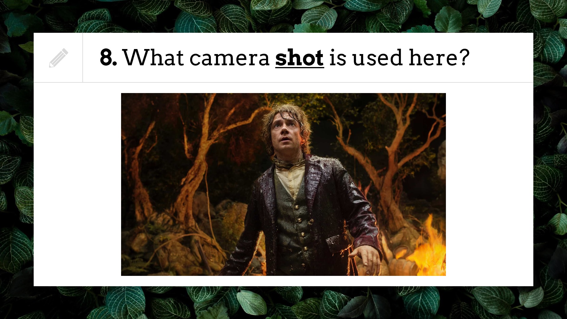 Camera Angles and Shots Recap Slideshow Quiz 3 Teaching Resources