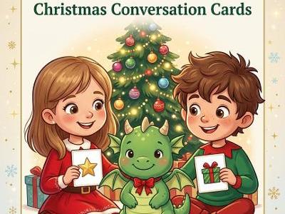 LET'S TALK ENGLISH-CHRISTMAS CONVERSATION CARDS