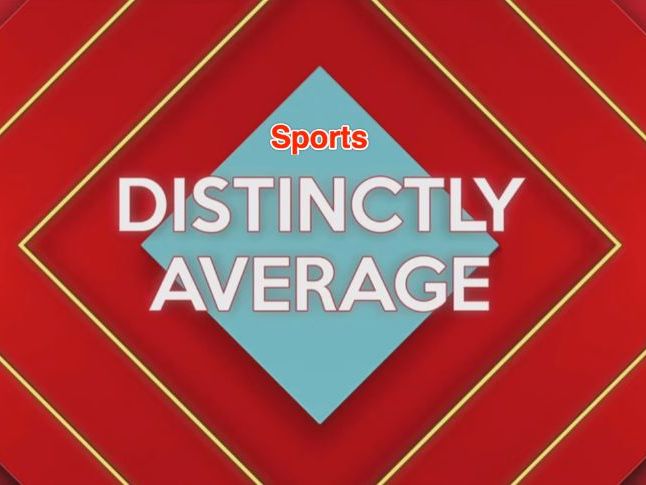 Distinctly Average Sports Quiz