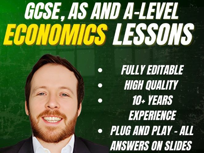 GCSE Economics - GDP per capita & Economic growth (2 lessons)