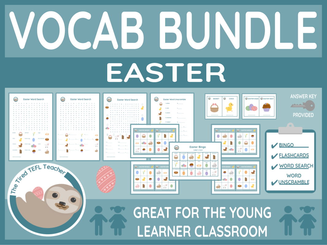 ESL Easter Vocabulary Bundle