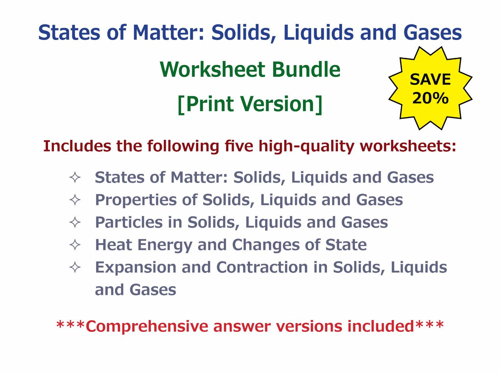worksheet Changes Of State Worksheet all grade worksheets physical and chemical change worksheet goodscienceworksheetss shop teaching resources tes