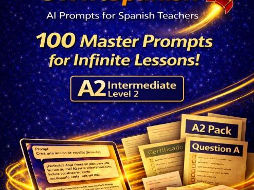 SwiftSpanish A2 - 100 AI Lesson Prompts