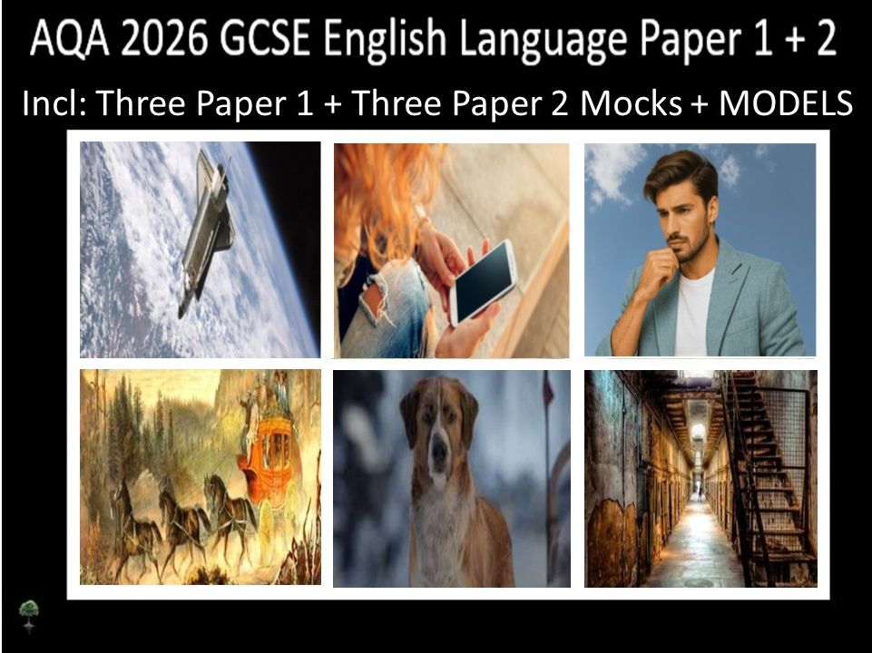 Six AQA 2026 GCSE English Language Paper 1 & 2 Mocks | Models