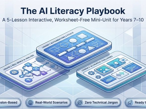 AI Literacy Mini Unit | 3–5 Lessons on Using AI Responsibly | Secondary English