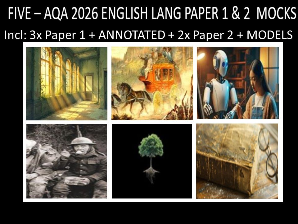FIVE - AQA PAPER 1 & 2 | 2026 FULL MOCKS | ANNOTATED | MODELS