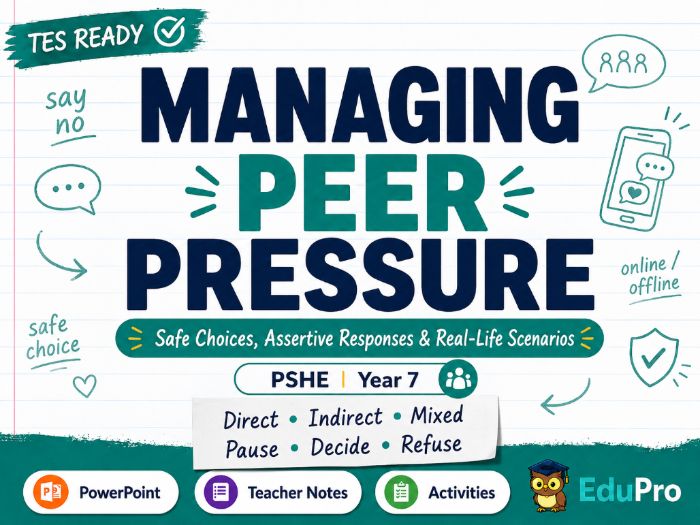 Managing Peer Pressure | Year 7 PSHE Lesson