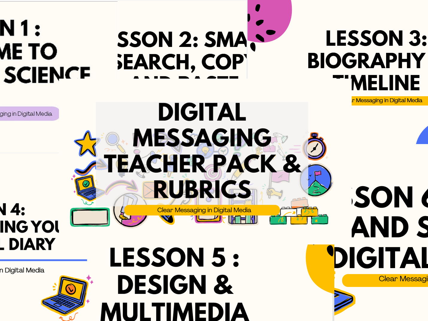 Digital Messaging KS3 | 6 Lesson Pack