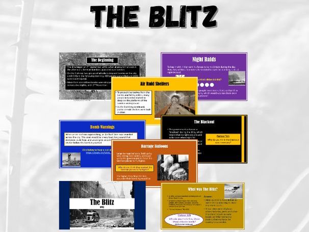 The Blitz - WW2 Lesson (with PowerPoint)