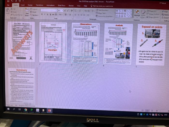 Feb 2019 Data Analysis ONLY (12 marks) FREE
