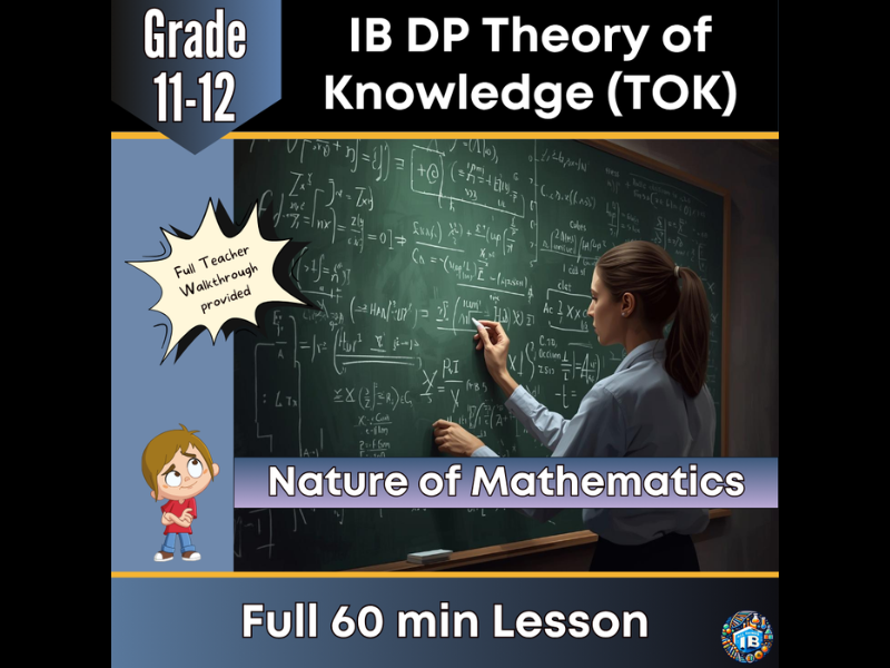 IB DP Theory of Knowledge (TOK): The Nature of Mathematical Knowledge – Full Lesson 2026
