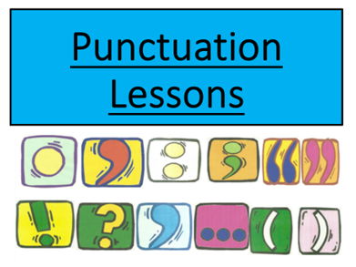 Punctuation Lessons