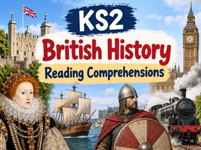 KS2 British History Reading Comprehensions