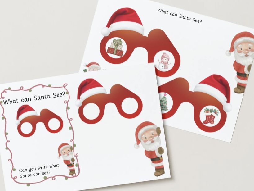 What can Santa see phase 4 and 5 writing