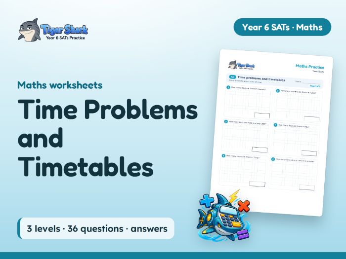 Time Problems and Timetables: Year 6 Maths
