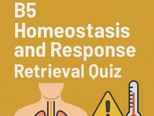 AQA B5 Homeostasis & Resp Revision Quiz