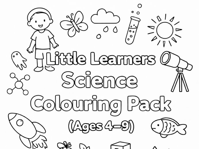 Colour and Think Science Colouring for KS1 and KS2