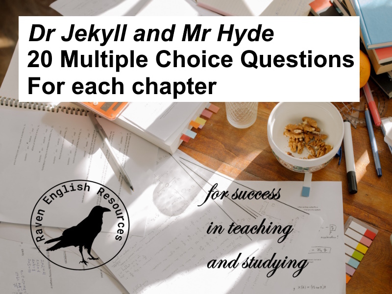 Dr Jekyll and Mr Hyde: Multiple Choice Questions (with answers)