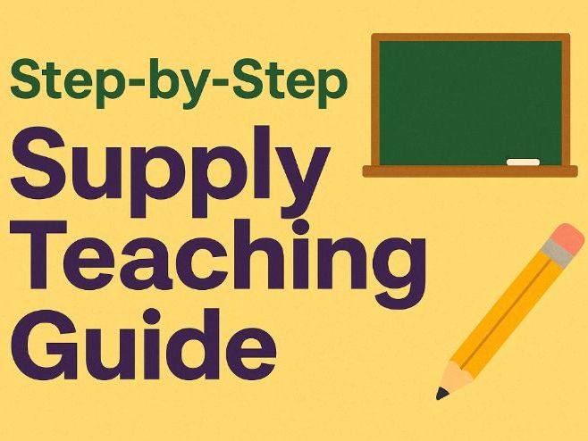 Step-by-Step Supply Teaching Guide & Quick Reference Sheet (Free)