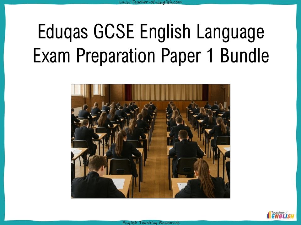 Eduqas GCSE English Language Exam Bundle - Paper One