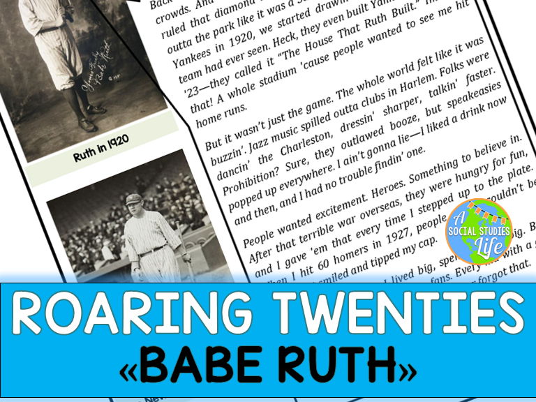 Babe Ruth on the Roaring Twenties POV