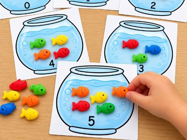 Fish bowl counting to 10
