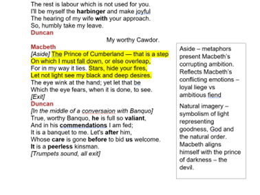 Macbeth - Full Text Annotated