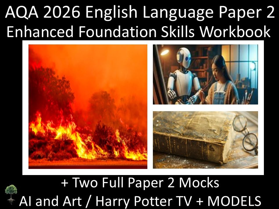 AQA 2026 English Language Paper 2 : Enhanced Foundation Skills Workbook + MODELS