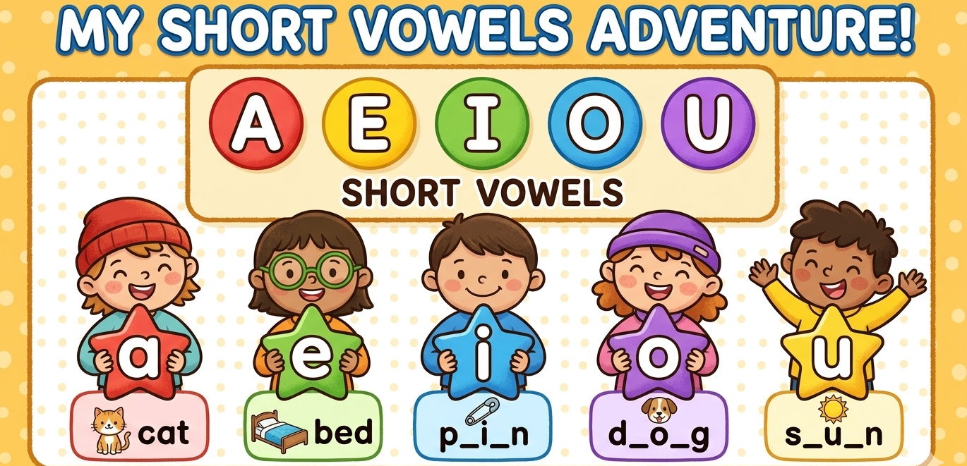 5 Short Vowels Adventure