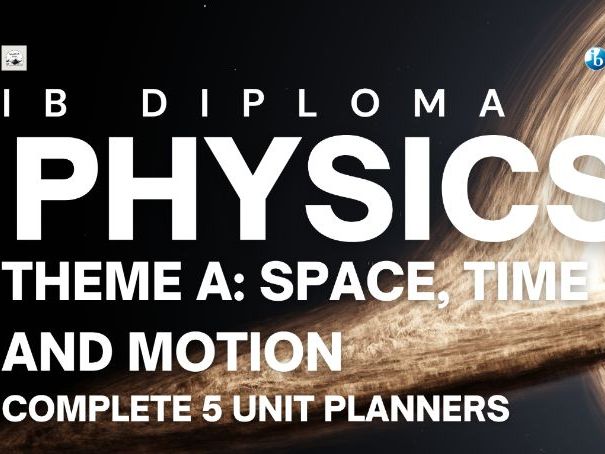 IBDP Physics – Complete Theme A: Space, Time and Motion - 5-Unit Planner Bundle /SL & HL