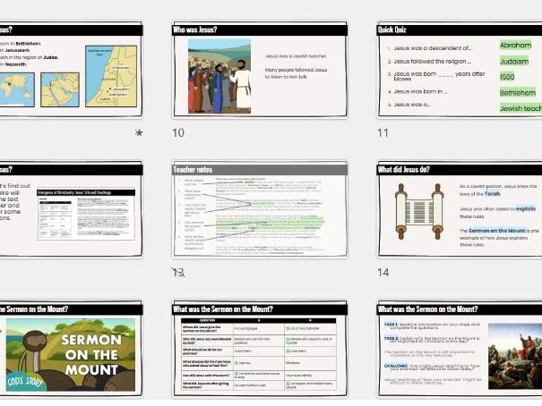 The Emergence of Christianity – Jesus’ Life and Teachings: KS3 Ethics / Religious Education (RE) / R