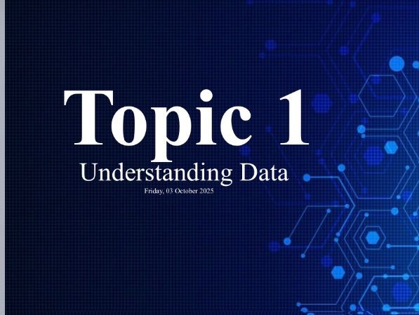 OCR Cambridge AAQ – IT: Data Analytics – Unit F200 Topic 1 | Fundamentals of Da