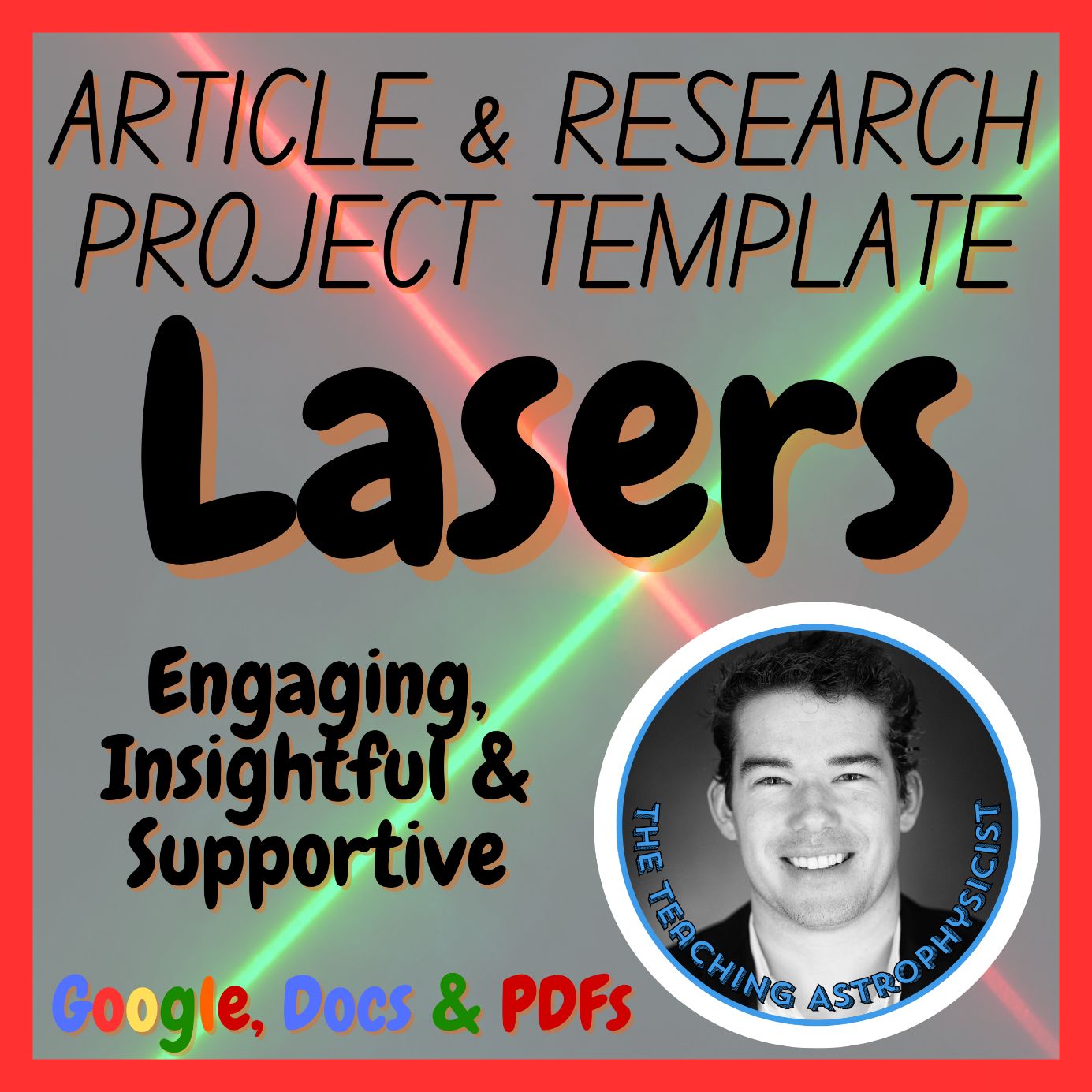Lasers | Physics Science Article + Research Project Template