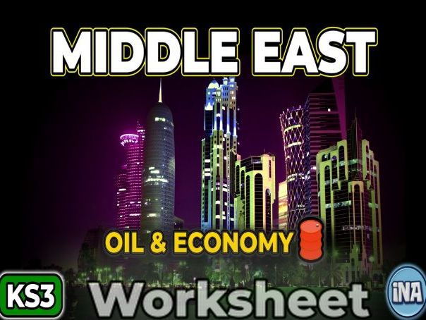 Natural Resources and the Economy in the Middle East - KS3 Geography Worksheet