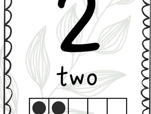 Number Cards 0-10