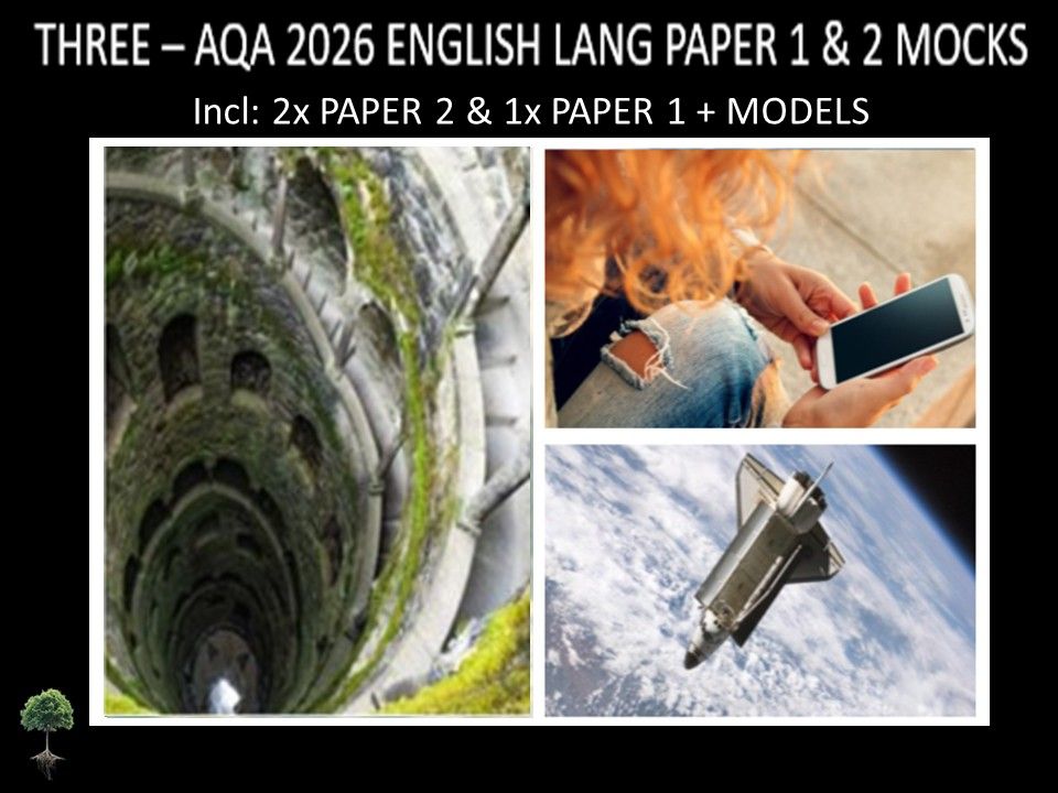 THREE - AQA PAPER 1 & 2 | 2026 FULL MOCKS | MODELS