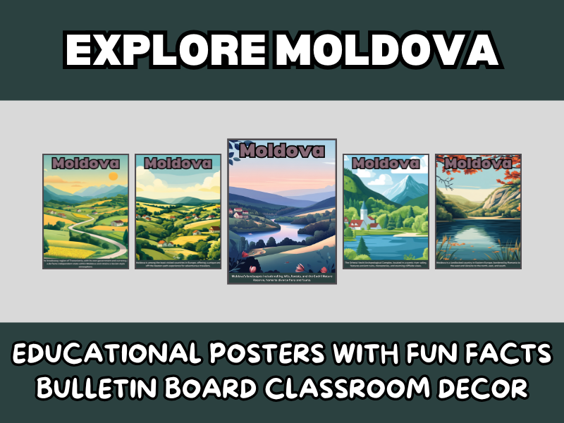 Explore Moldova Europe – Educational Posters with Fun Facts | Bulletin ...