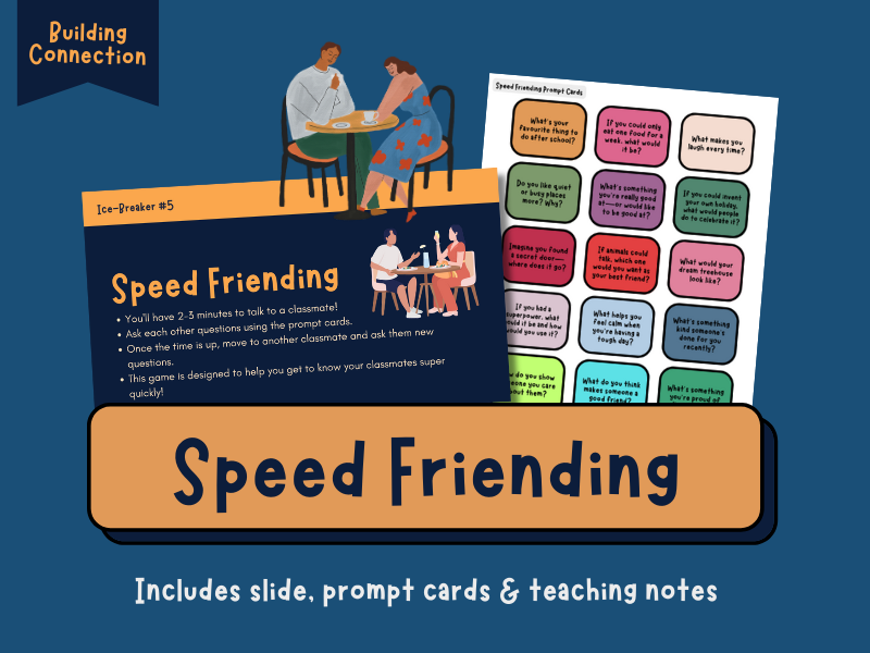 Speed Friending Classroom Activity Pack